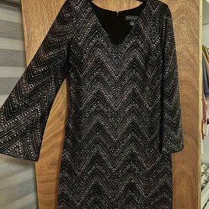 Jessica Howard Art Deco Glitter Dress - Size 10